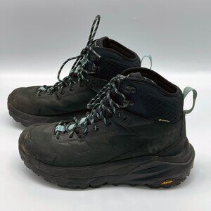 Women's HOKA Kaha GTX Hiking Boots - Black - Excellent Condition
